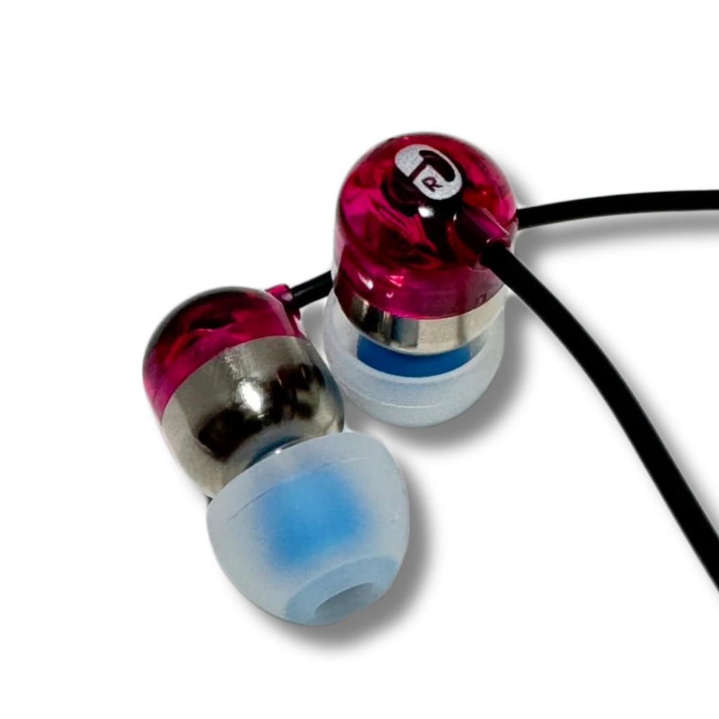 intime Ao Light Balanced Audio [Japanese-made earphones] Earphones, Wired, 4.4mm Connection, Hi-Res Compatible, O2-SRL-WR4.4 GR4.4 (Wine Red)