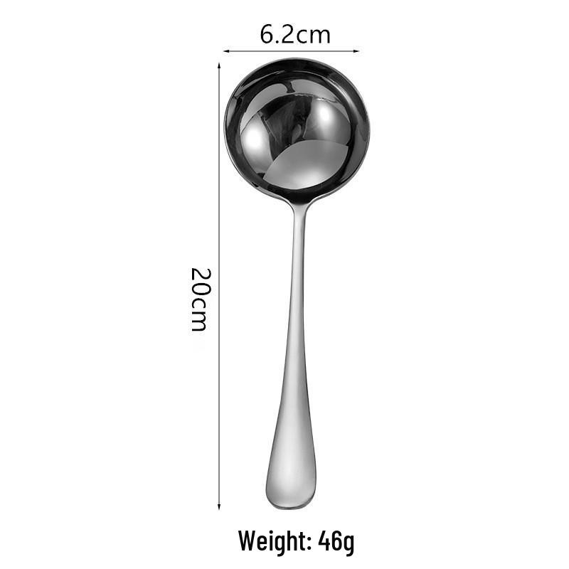 Stainless Steel Large Round Soup and Porridge Spoon 1010 Soup Spoon