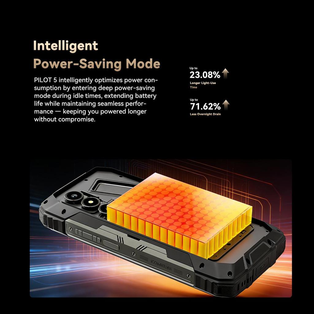 OSCAL PILOT 5 Rugged Mobile 5G Android 16 15000mAh 8GB RAM 256GB ROM Smartphone