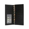 Daks Black Line Check Logo Long Wallet Dbwa3e621