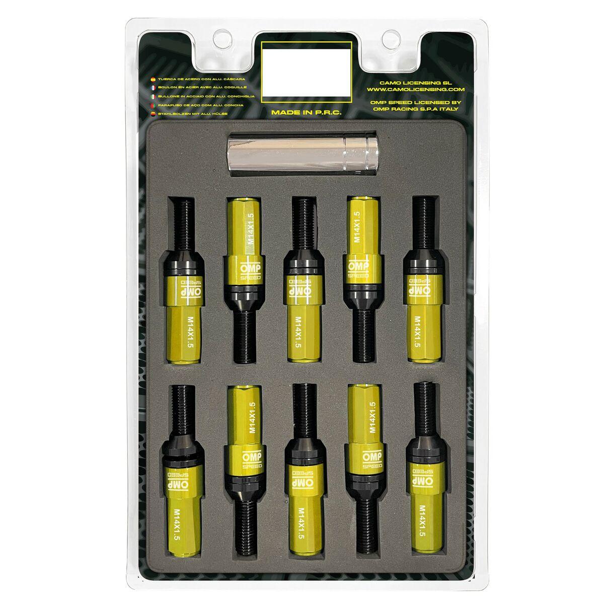 

Комплект винтов OMP OMPS09981409 28 мм Желтый M14 x 1,50