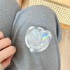 Creative Heart Laser Phone Grip: Japanese-Korean Style Airbag Holder with Telescopic Ring