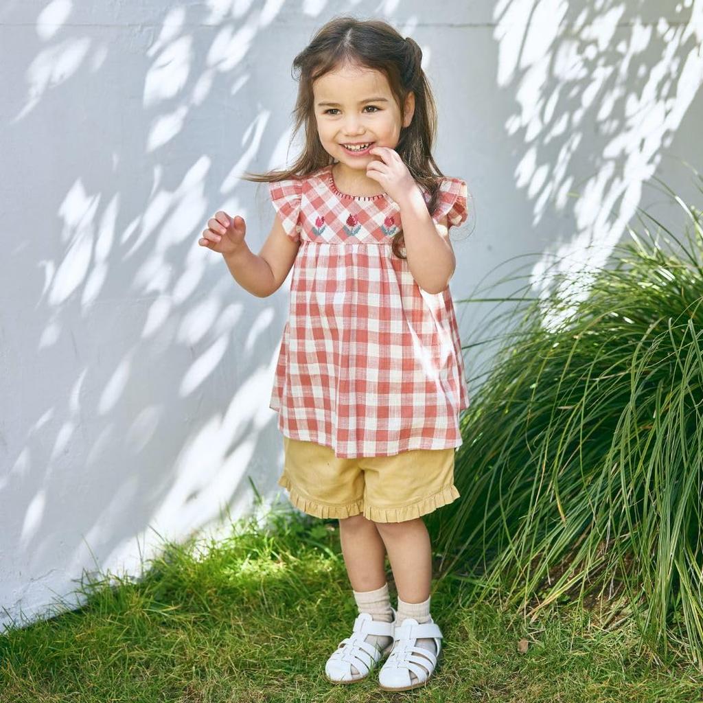 RE Re clothing for for for going frilled short pants [UT MI] [Ut Mi] Children's girls, cotton, school, out, (JP, height, 100, sax)