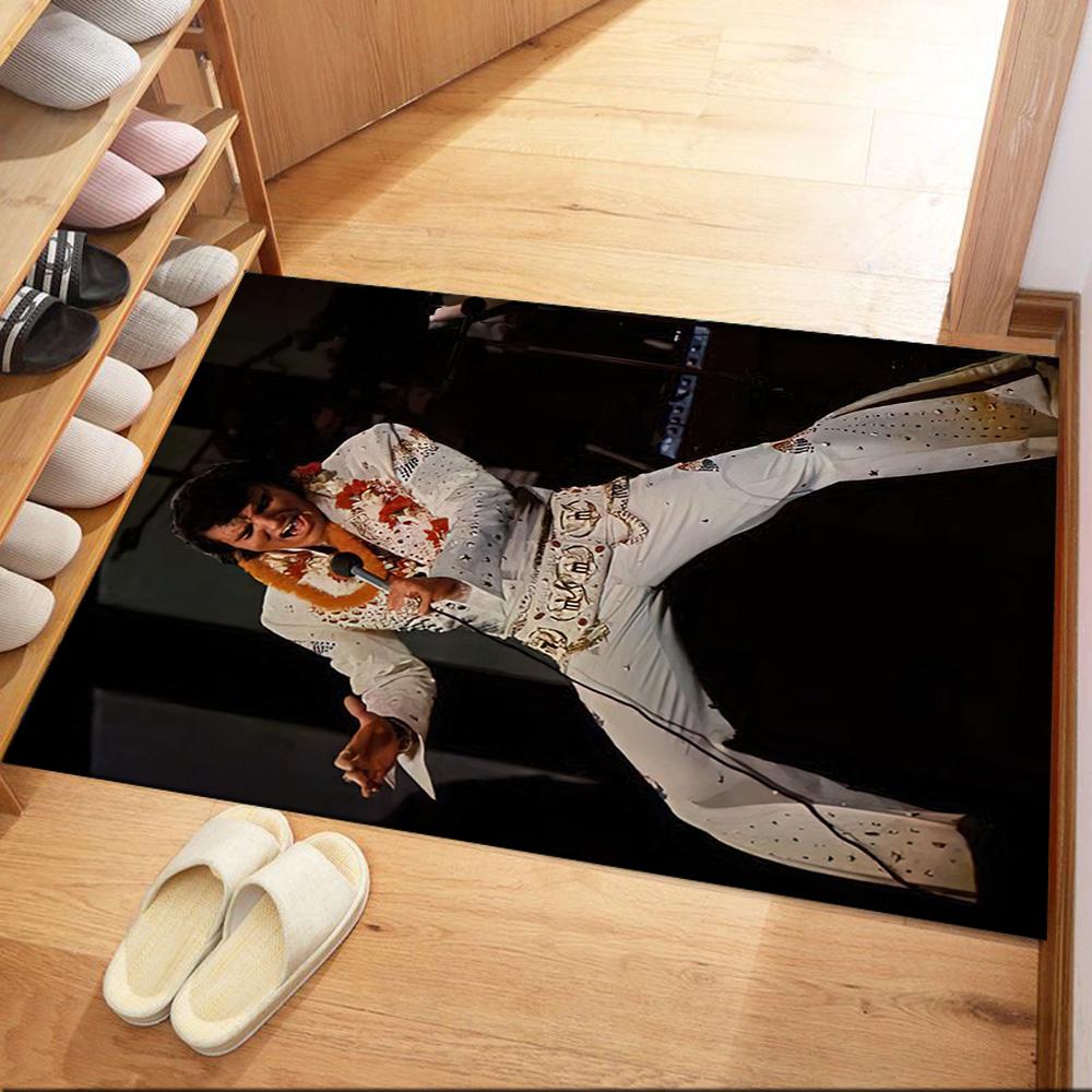 Elvis Area Rug Perfect For Balcony Hallway Entryway Living Rooms Antislip Rug Anime Office Decor Perfect Gift For Friends Family