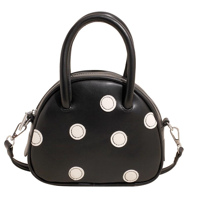 Polka dot niche bag women's spring new fashion versatile messenger bag portable bucket bag