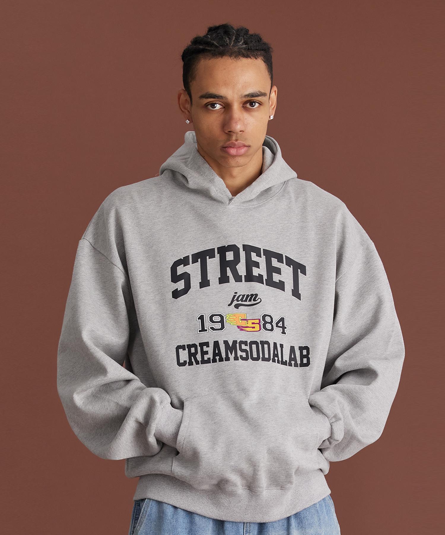 Cream Soda Lab Street Jam 1984 Gray Black Hoodie M