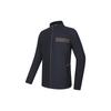Fila Golf Series Solid Color Stand Collar Elite Knitted Jacket Men Jackets Navy-Blue A11M415502F-NV