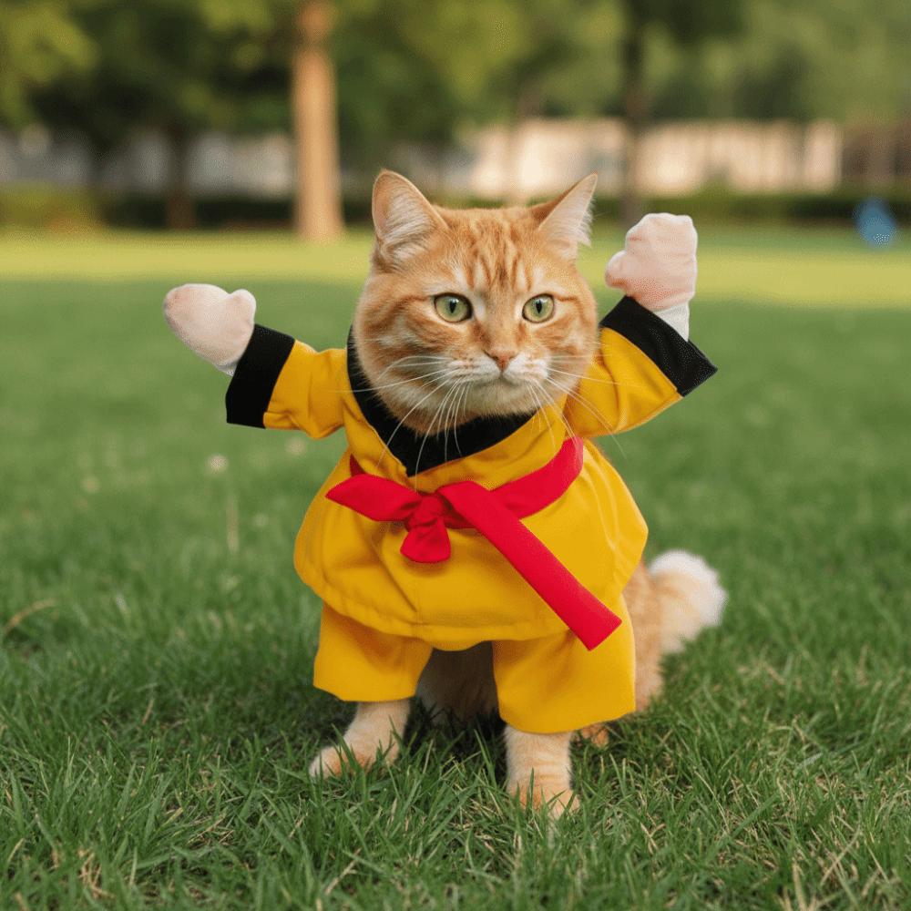 Funny Pet Transformational Outfit Comfortable Cat Cosplay Costume for Cats & Small Dogs