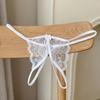 Low Waist Bow Mesh Lace Panties Open Crotch Lace Underpants Breathable Underwear for Women  Ladies