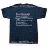 Trombonist Funny Definition T Shirts Graphic Streetwear Short Sleeve Trombone Jazz Harajuku Oversized Tshirt Mens Clothing