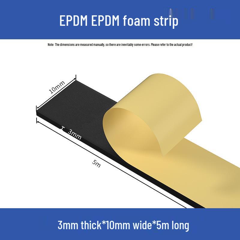 Self-adhesive EPDM Foam Sealing Strip for Cabinets and Electrical Boxes