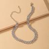 European and American Light Luxury Full Diamond Multi-layer Collarbone Chain Personality Ins Cold Wind Choker Collar Necklace Necklace 