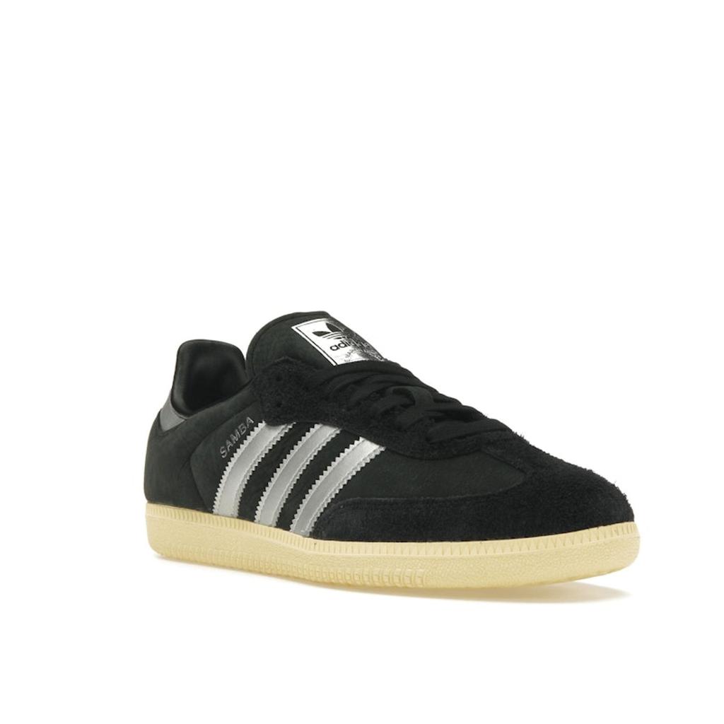 Adidas Samba OG Black Almost Yellow Women Sneakers Core-Black Matte-Silver IE8128