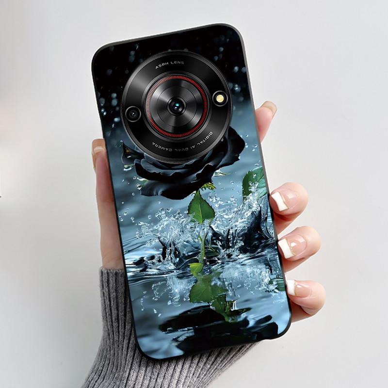 Phone Casing For ZTE Blade A75 5G Z2357N Nubia Focus 5G Case Luxury Dragon Cute Cool Boys Girls Black Soft TPU Back Shell Cover