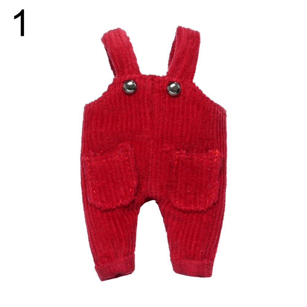 Doll Trousers Casual Wears Casual Pants Clothes Accessories Doll Overalls Fashion Overalls Clothes