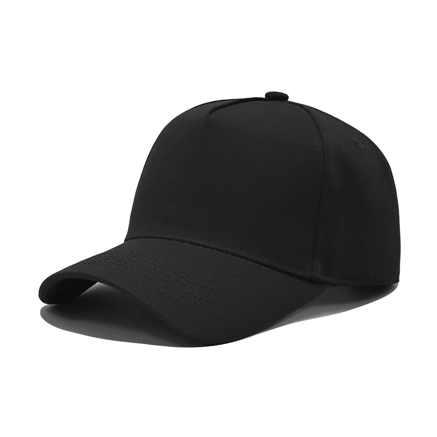 Hard-top Unisex 5 Panel Curved Brim Optical Board Custom Embroidery logo Baseball Cap Custom Size чёрный