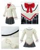 Kaname Madoka Cosplay Costume with Wig Puella Magi Madoka Magica Mitakihara Municipal Junior High School Uniform Set Long Sleeved Costume Everyday