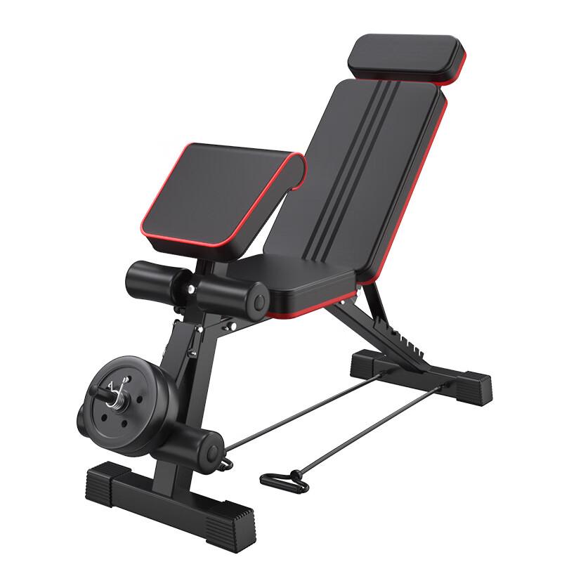 WEZHO 13-in-1 Adjustable Dumbbell Bench with Lumbar Support