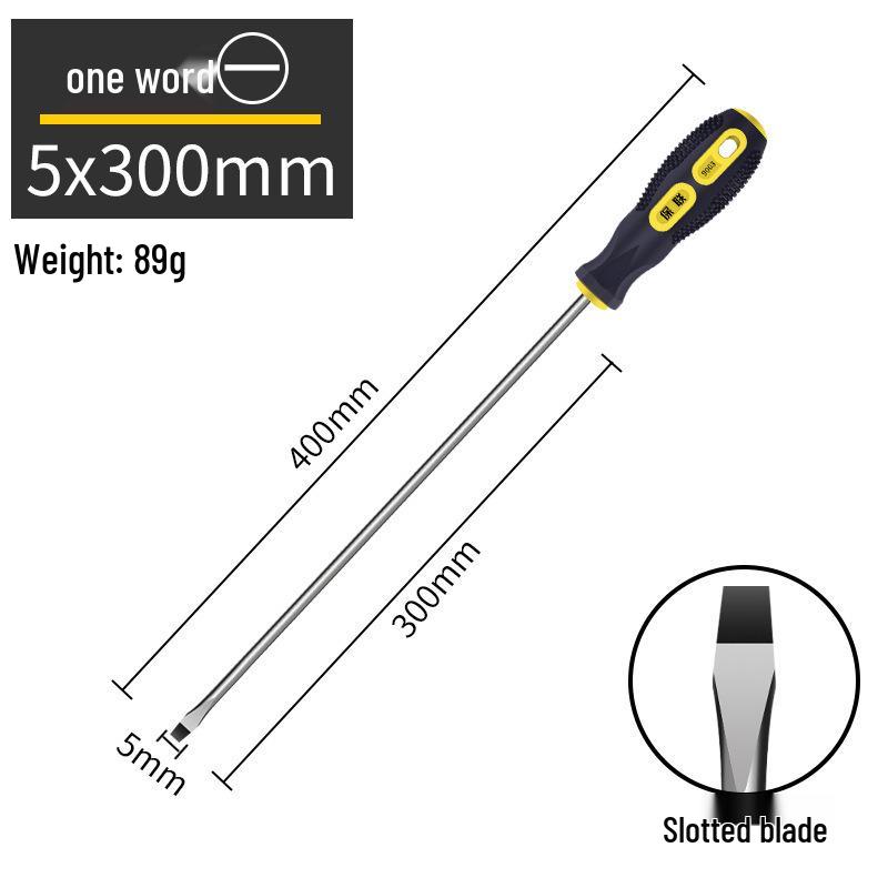 Conjunto de Chaves de Fenda Magnéticas de Grau Industrial - Phillips e Fenda