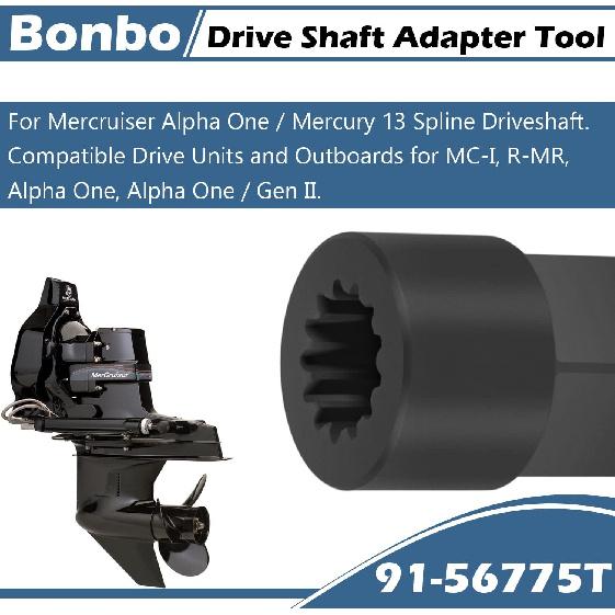 Bootswerkzeuge Antriebswellenadapter Haltevorrichtung Passend für Mercury Marine, Mercruiser MC-1, R-MR, Alpha One, Alpha 1 Gen II Antriebseinheiten