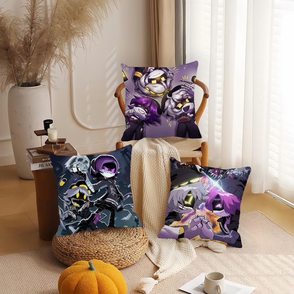 Cartoon Murder Drones Pillow Case Office Cushions Suitable For Sofa Car Bedroom Decorative Cushion Cover