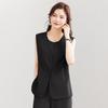 TERRE BLEUE Damen Professioneller Lockerer Weste-Blazer