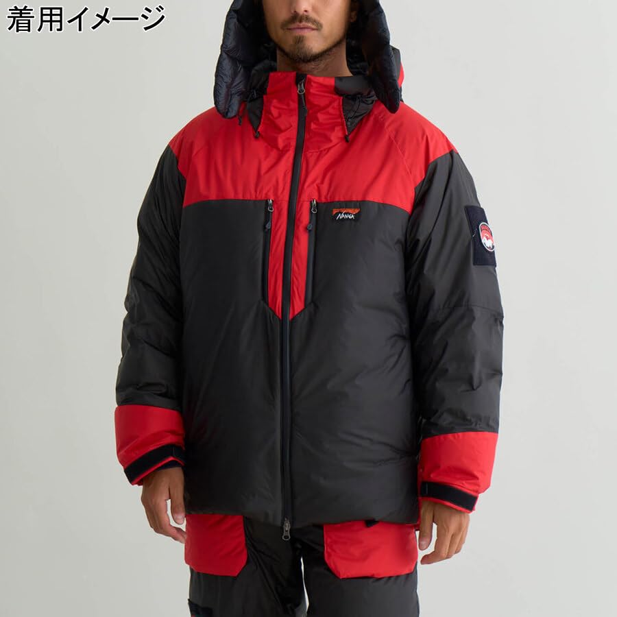 Auroratex Combi Down Jacket 30th Anniversary Black X Nanga Red M [NANGA] Men's