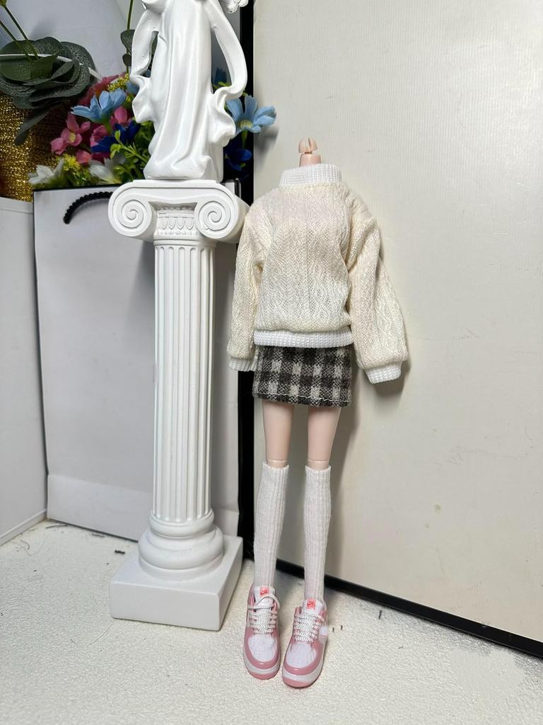 HAMRETHYPPZ 16 Scale 30cm Ob27 School Uniform, Everyday Wear, Everyday Clothes, Secretary Uniform, Cute and Sweet, Cute Student Suit (head and Body
