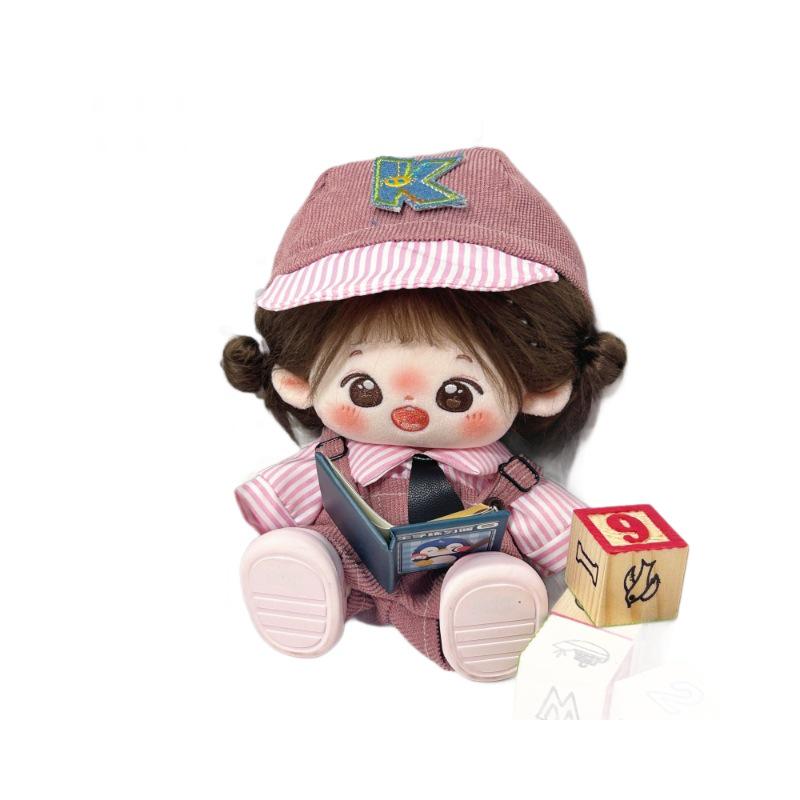 20cm Cotton Winter Doll Outfit - Cute Plush Clothing Set