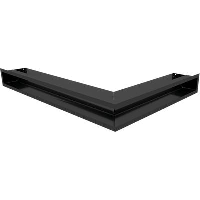 Vent Cover LUFT Corner Left 76,6x54,7x9 Black Slim