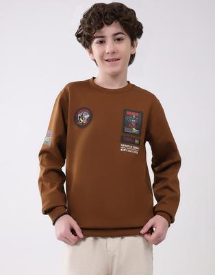 Boys Round Neck Full Sleeve Sweatshirt