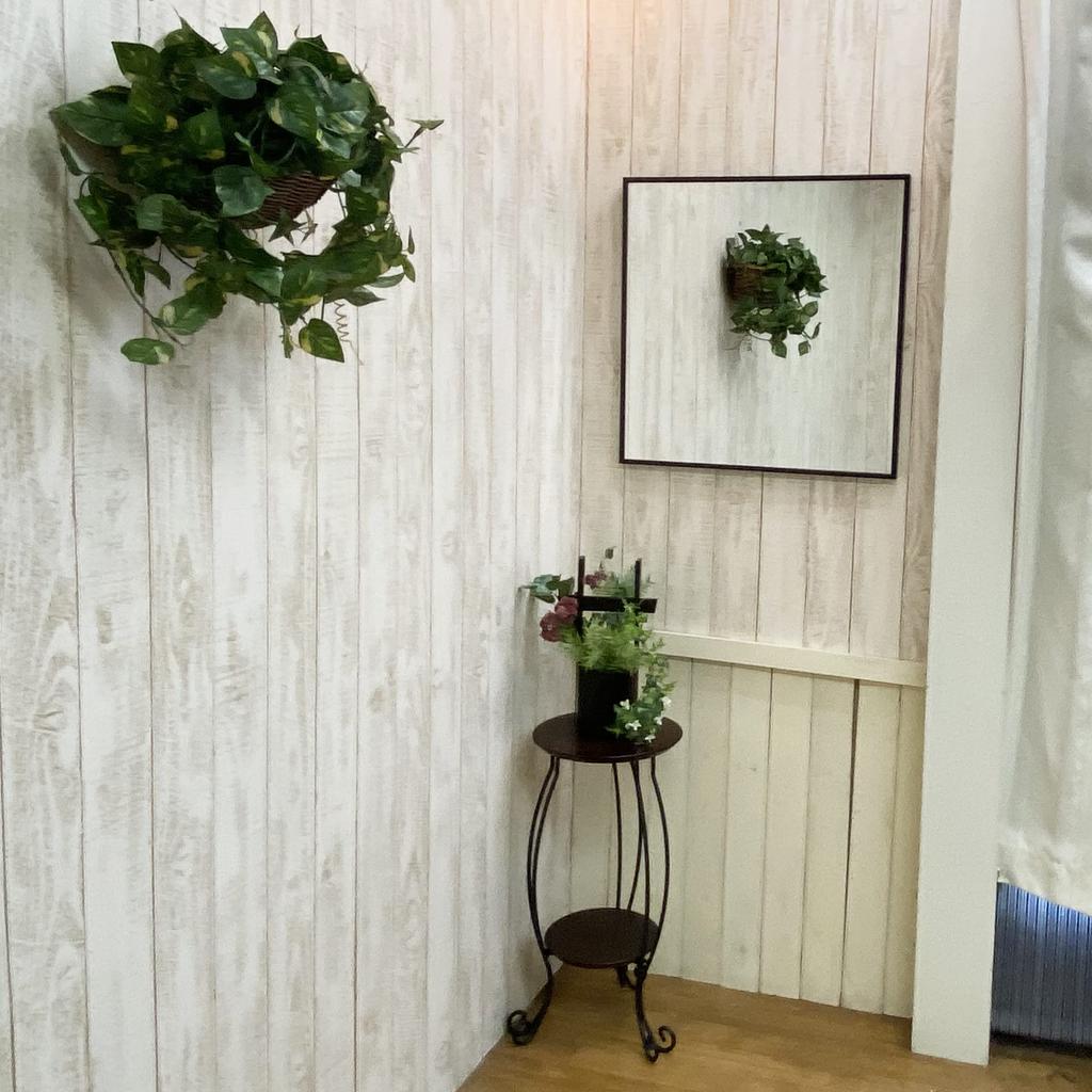 60 made in with a slim natural wood Dark brown Wall-mounted full-length mirror, square, cm, shatterproof, Japan, frame. (DBR) color.