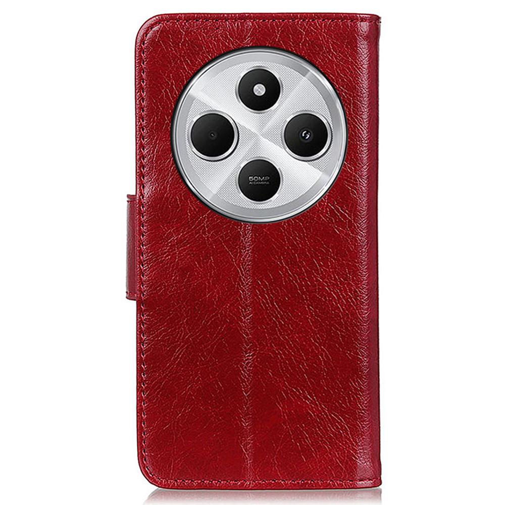 For Xiaomi Poco C75 4G/Redmi 14R 5G/14C 4G Case Nappa Texture Split Leather Wallet Phone Cover