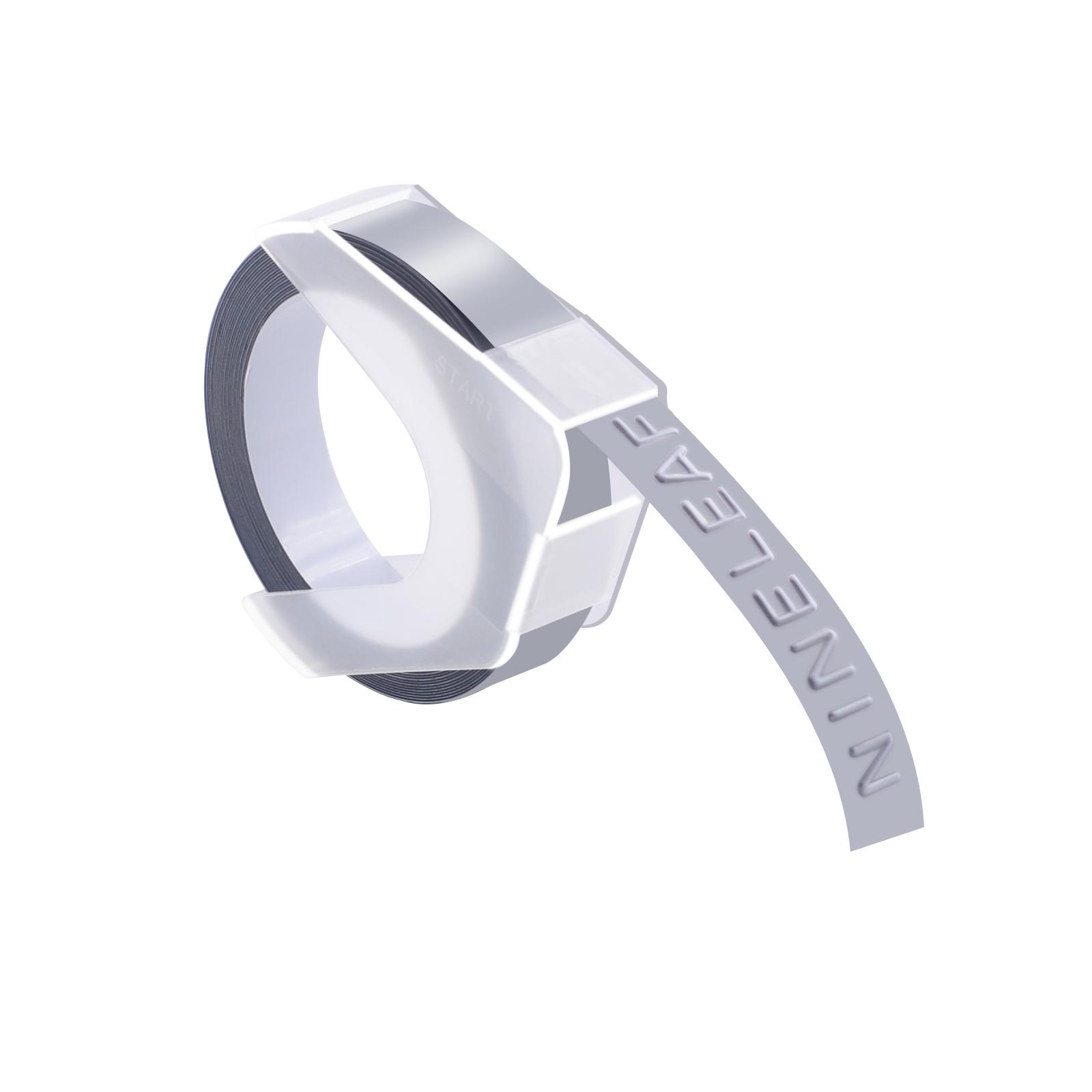

Cruxer 1PK Compatible Dymo 3D Embossing Tape 9mm 12mm Plastic Label Ribbon for Dymo 12695 E-101 E202 E303 Label Printer (as the picture,12mm)