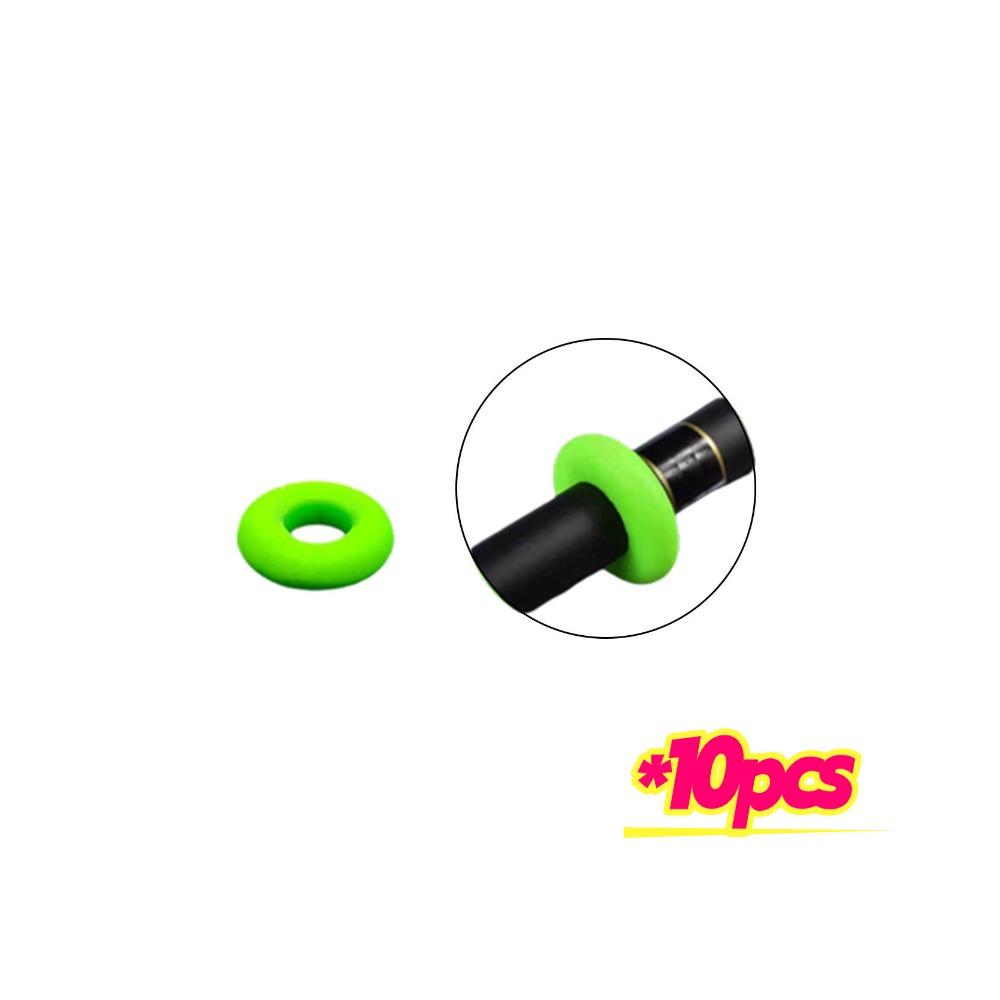 

10/20/30pcs Anti-slip Fishing Rod Ring Waterproof Elastic Rod Stop Ring Clip Silicone O-shaped Ring Fishing Tool Accessories