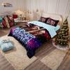 3 Weihnachten K-Pop Dämonenjäger Bedrucktes kernloses Bettwäscheset Weich Bequem Schlafsaal Schlafzimmer Mehrere Größen Maschinenwaschbar