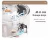 Compact Fully Automatic Washer-Dryer Combo with Blue Light Sterilization, Hand Wash Simulation for Underwear, Panties, and Socks, Large Capacity