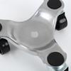Silver Triangle Iron Heavy Object Mover Tool with Universal Wheel