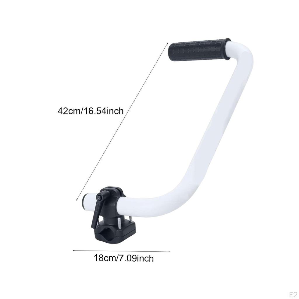 Poignée de tondeuse à gazon Blanche Remplacer Facilement à Installer Accessoires Auxiliaires Ergonomiques pour Porche