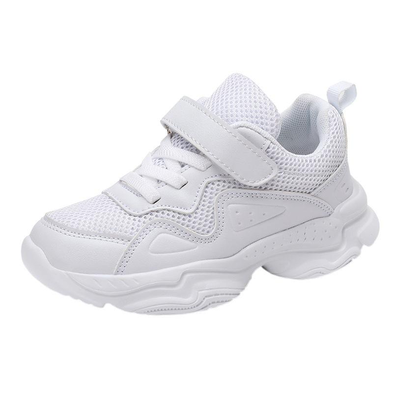 Kindergarten Mesh Girls Autumn Sports Shoes Middle Aged Children Boys White Shoes Children Performance White Shoes Children White