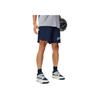Li Ning Badfive Letter Print Drawstring Sports Shorts Men Shorts Deep-Navy-Blue AKST511-8