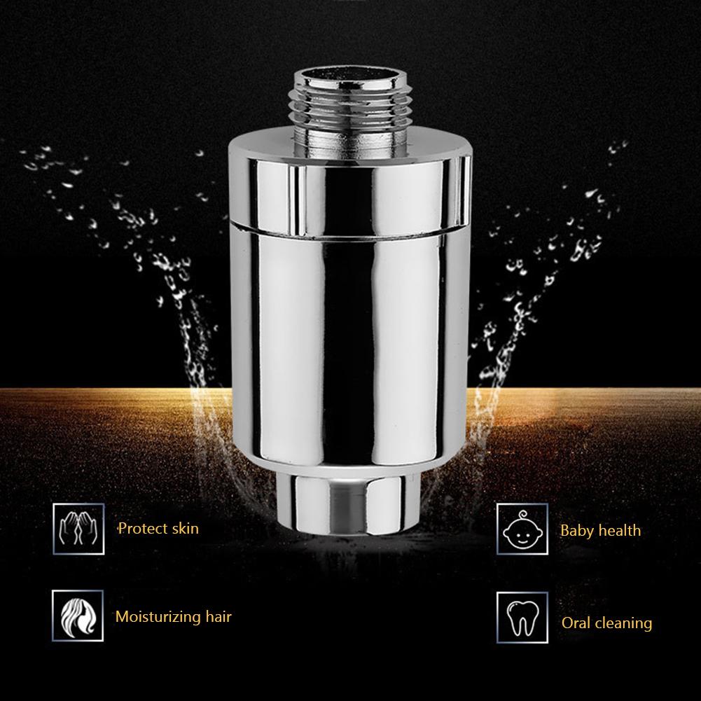 Activated Carbon Shower Water Filter Shower Water Purifier Detachable Remove Impurities Easy Installation Bathroom Accessories