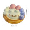 Fingertip Egg Tart Squishy Pinching Slow Rebound Toy Kids Adults Sensory Fidget Ball  For Students