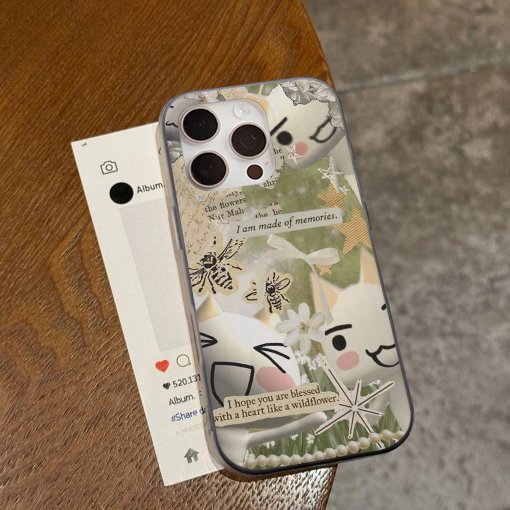

Популярный Милый Чехол для Телефона с Кошкой Т-Тторо И-Иноуэ Для IPhone 11 12 13 14 15 16 17 Pro Max PLUS Pro Волна Гофрированный Силиконовый Чехол iPhone 16 plus