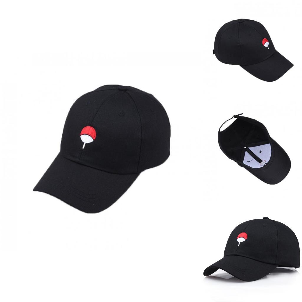 Cappellino da Baseball Naruto Anime con Logo del Clan Uchiha Itachi Sasuke Cappellini da Baseball Cappello Unisex