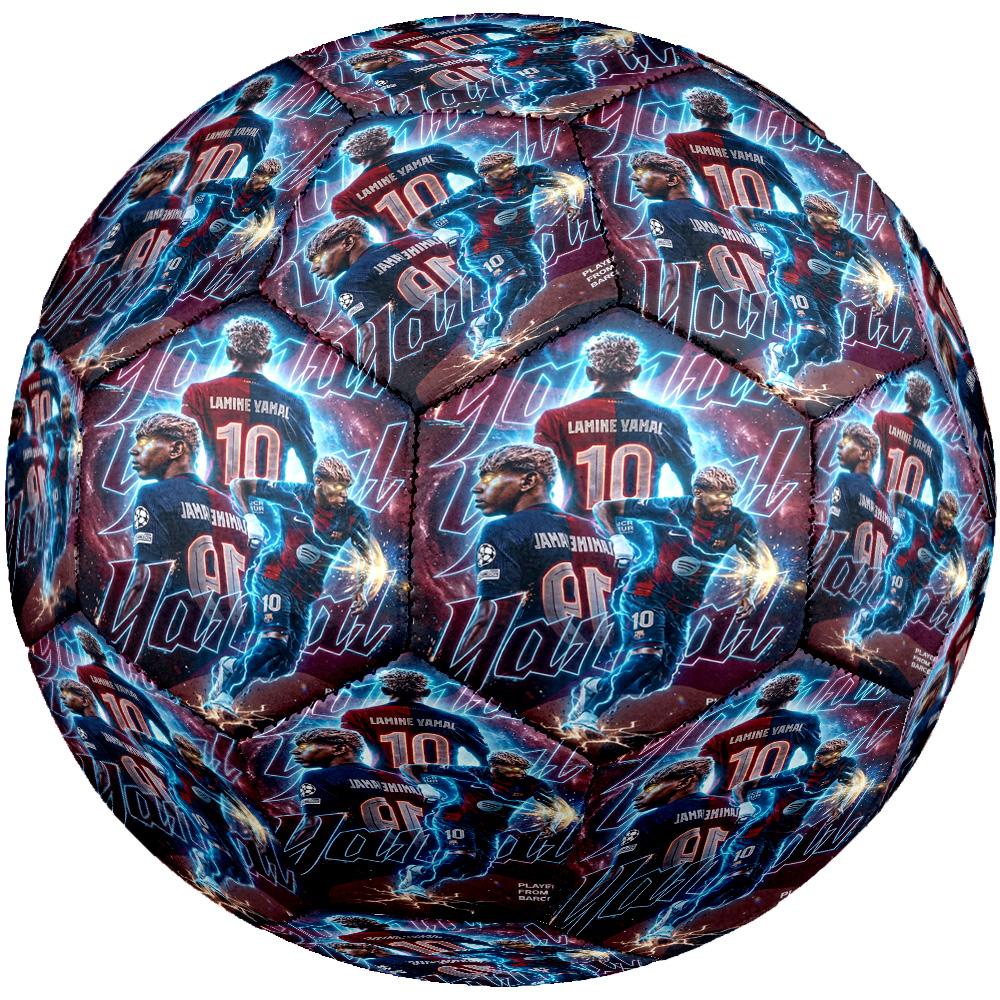 Lamine Yamal's Spain's Soccer Star Soccer Ball Size 5 Football Machine Sewn Indoor/Outdoor Universal Football Soccer Accessory Distinctive Home Decor