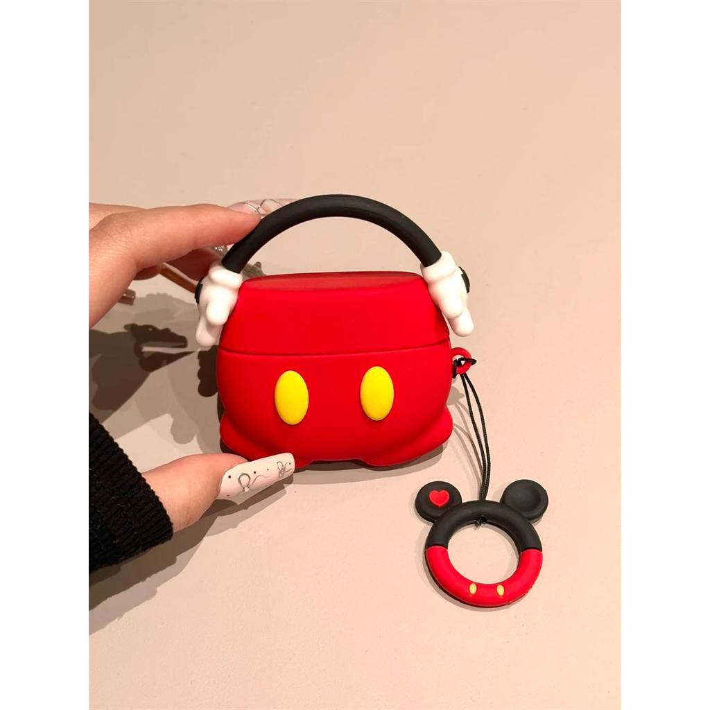 Cute creative three-dimensional Mickey airpodspro1 silicone protective case new 1st generation earphone case 1/1st generation soft 1