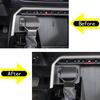 Carbon Color Gear Shift Handle Head Cover Trim For Toyota Tundra Sequoia -24