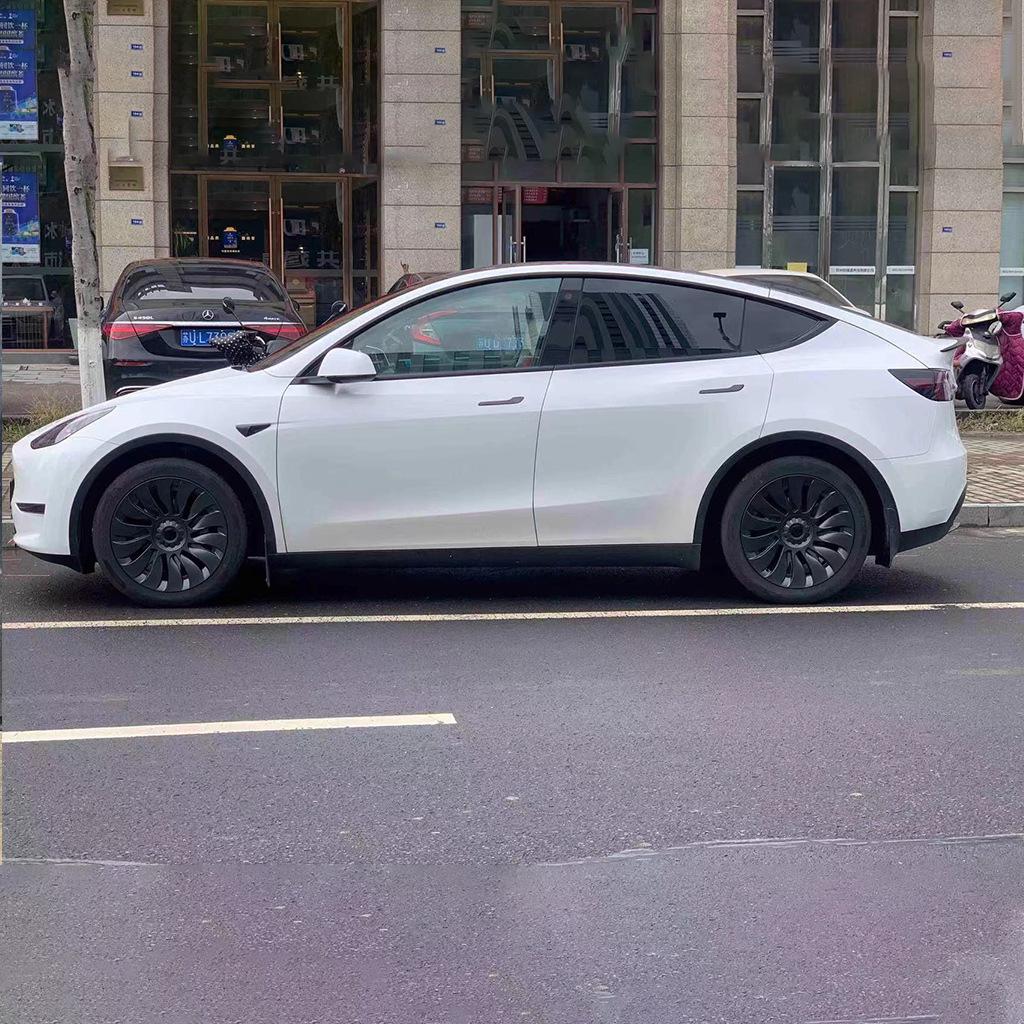 [Set of 4] 19-Inch Symmetrical Wheel Covers & Tire Caps for Tesla Model Y