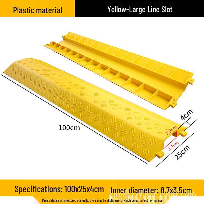Rubber and Plastic Cable Protection Speed Bump